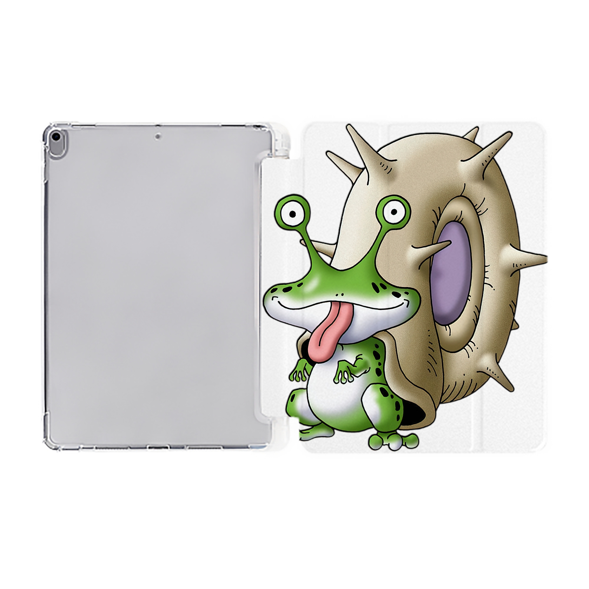 （画像用） ドラゴンクエスト Doragon Kuesuto Dragon Quest IPad ケース ペン収納付き 三つ折りスタンド PUレザー×シリコン 対応機種9.5/10.5/10.9インチ